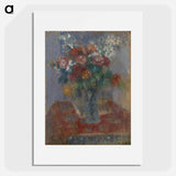 Bouquet of fleurs - Camille Pissarro Poster.