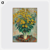 Jerusalem Artichoke Flowers - クロード モネ Postcard.