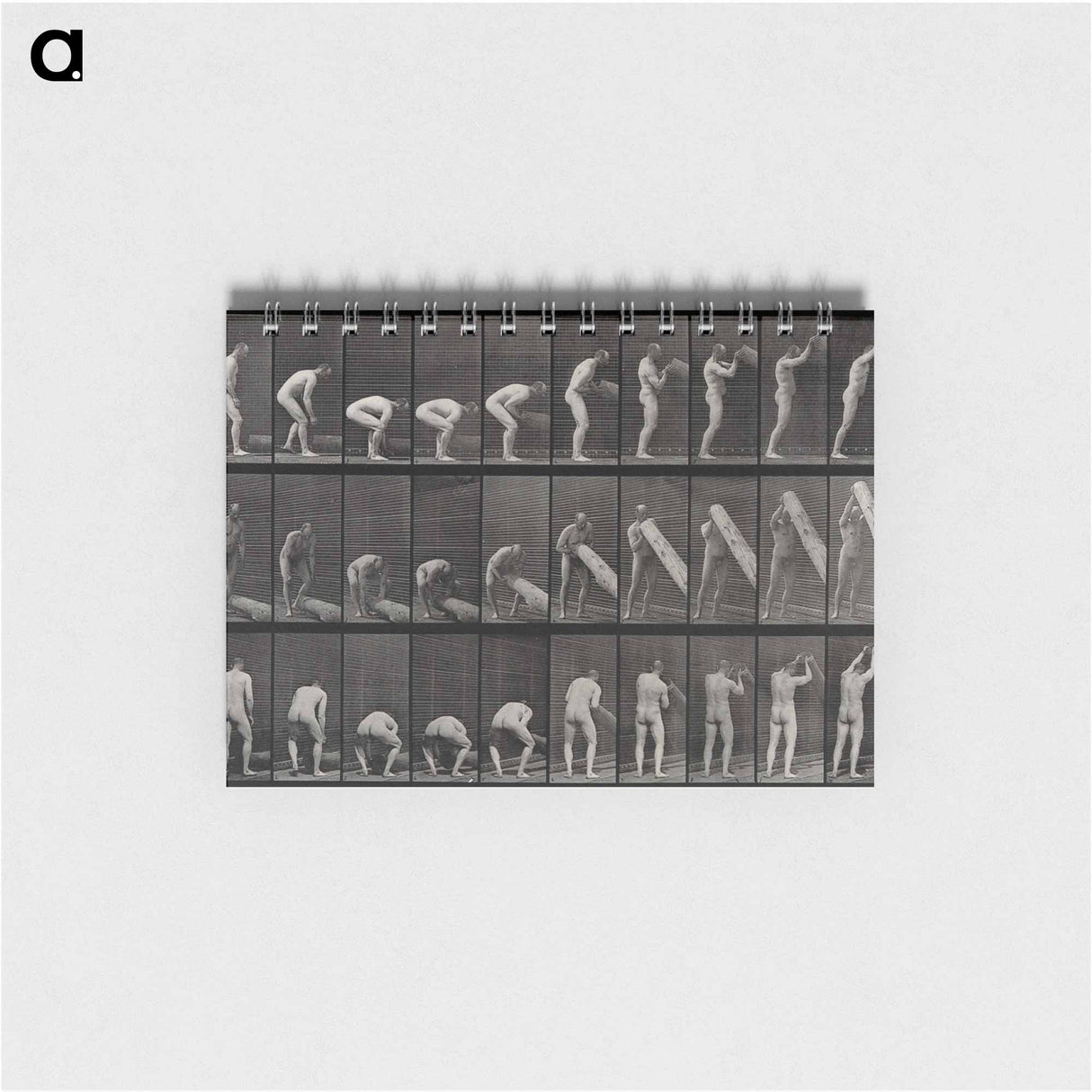 アートメモ帳-Man Lifting a Trunk
 - エドワード マイブリッジ Memo.