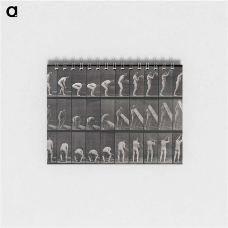 アートメモ帳-Man Lifting a Trunk
 - エドワード マイブリッジ Memo.