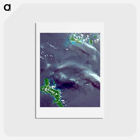アートポストカード-Archipelago of the Seychelles
 - 上空からの地球 Postcard.
