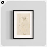 The Engraver Joseph Tourny - エドガー ドガ Poster.