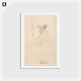 アートポストカード-The Engraver Joseph Tourny - エドガー ドガ Postcard.