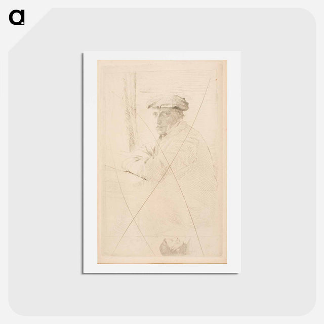 アートポストカード-The Engraver Joseph Tourny - エドガー ドガ Postcard.