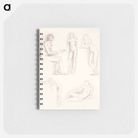 アートメモ帳-Female Nude: Five Studies - エドワード バーン ジョーンズ Memo.