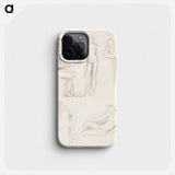 Female Nude: Five Studies - エドワード バーン ジョーンズ Phone Case.