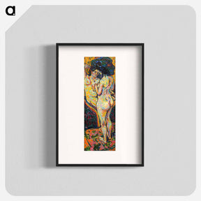 アートポスター-Two Nudes, obverse - エルンスト ルートヴィヒ キルヒナー Poster.