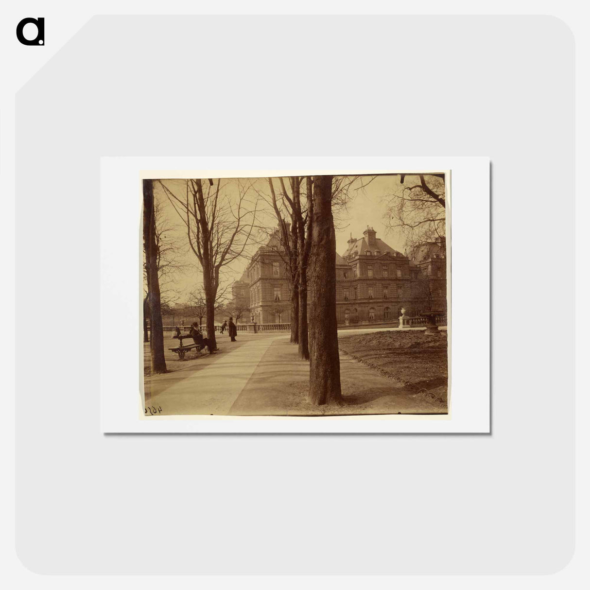 アートポストカード-Jardin du Luxembourg
 - ウジェーヌ アジェ Postcard.