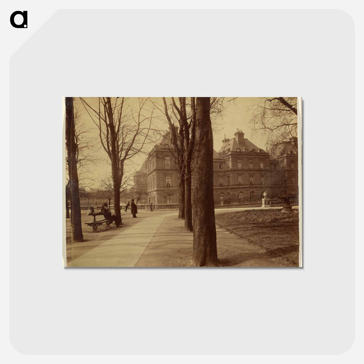 アートポストカード-Jardin du Luxembourg
 - ウジェーヌ アジェ Postcard.