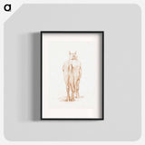 Standing horse - Jean Bernard Poster.