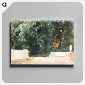 アートパネル-Terrace and Gardens - ジョン シンガー サージェント Canvas.