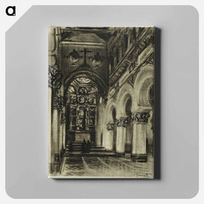 アートパネル-Santa Maria La Blanca, Toledo
 - ジョセフ ペネル Canvas.