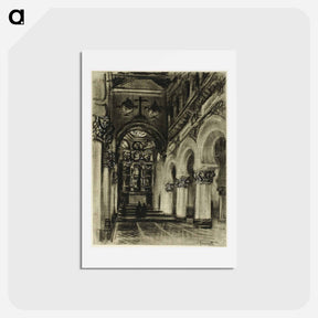アートポストカード-Santa Maria La Blanca, Toledo
 - ジョセフ ペネル Postcard.