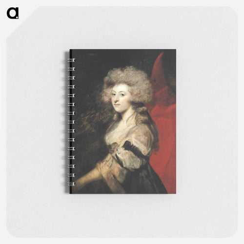 Portrait of Maria Anne Fitzherbert - ジョシュア レノルズ Memo.