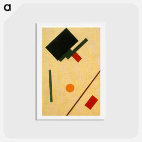 アートポストカード-Suprematist Composition - カジミール マレーヴィチ Postcard.