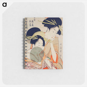 アートメモ帳-Chojiya Hinazuru Hinamatsu - 喜多川 歌麿 Memo.