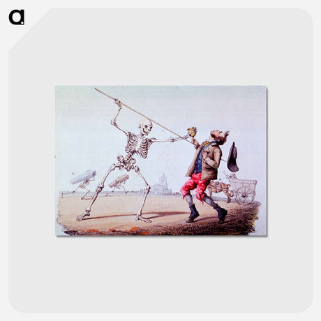 アートポストカード-Death and the Dustman
 - 国立医学図書館 Postcard.