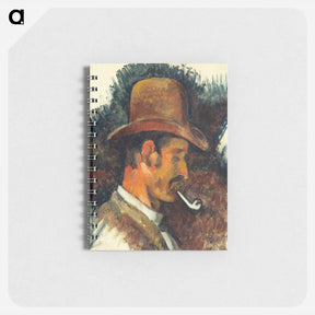 アートメモ帳-Man with Pipe - ポール セザンヌ Memo.