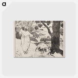 アートポストカード-Pastorales Martiniques - ポール ゴーギャン Postcard.
