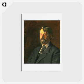 アートポストカード-Portrait of Dr. Albert C Getchell - トーマス エイキンズ Postcard.