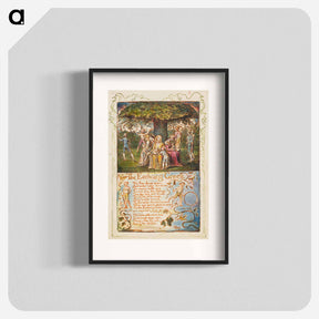 アートポスター-Songs of Innocence and of Experience: The Ecchoing Green - ウィリアム ブレイク Poster.