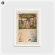 アートポストカード-Songs of Innocence and of Experience: The Ecchoing Green - ウィリアム ブレイク Postcard.