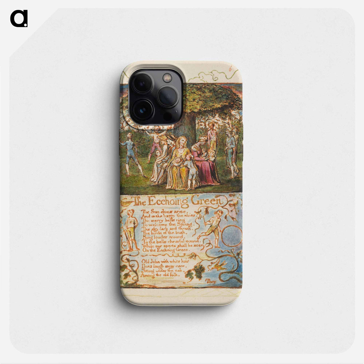 Songs of Innocence and of Experience: The Ecchoing Green - ウィリアム ブレイク Phone Case.