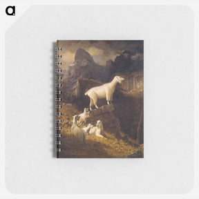 アートメモ帳-Rocky Mountain Goats - アルバート ビアスタット Memo.