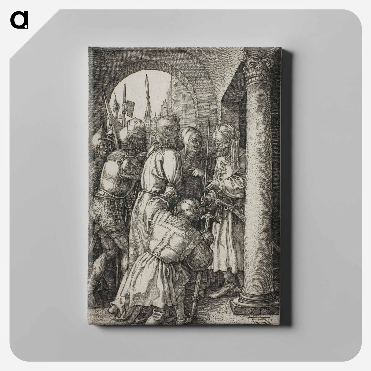 Christ Before Pilate - アルブレヒト デューラー Canvas.