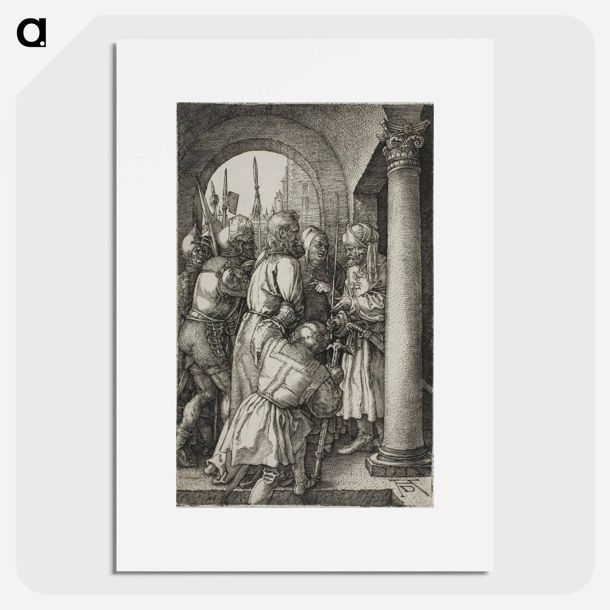 Christ Before Pilate - アルブレヒト デューラー Poster.