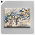 アートパネル-Southern Landscape with Figures and Horses
 - バーンズ・コレクション Canvas.