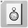 アートパネル-Antique Watch from The Aldine O'er Land and Sea Library
 - 大英図書館 Canvas.