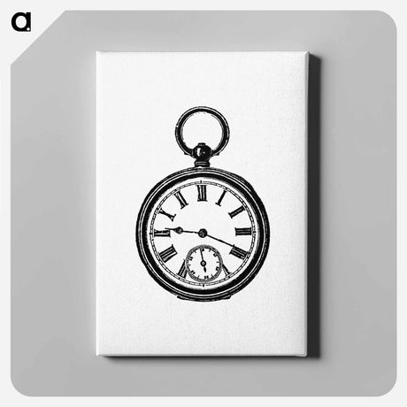 アートパネル-Antique Watch from The Aldine O'er Land and Sea Library
 - 大英図書館 Canvas.