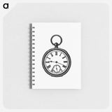 アートメモ帳-Antique Watch from The Aldine O'er Land and Sea Library
 - 大英図書館 Memo.