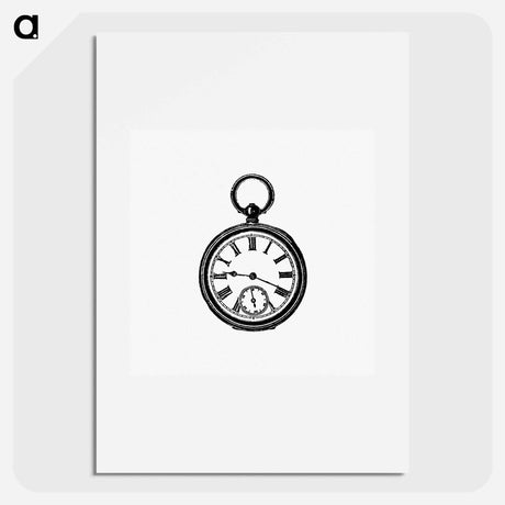 アートポスター-Antique Watch from The Aldine O'er Land and Sea Library
 - 大英図書館 Poster.