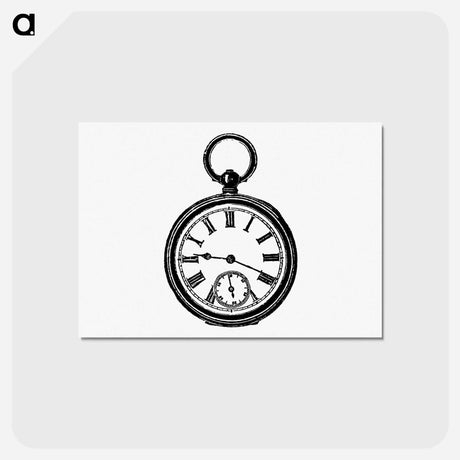 アートポストカード-Antique Watch from The Aldine O'er Land and Sea Library
 - 大英図書館 Postcard.