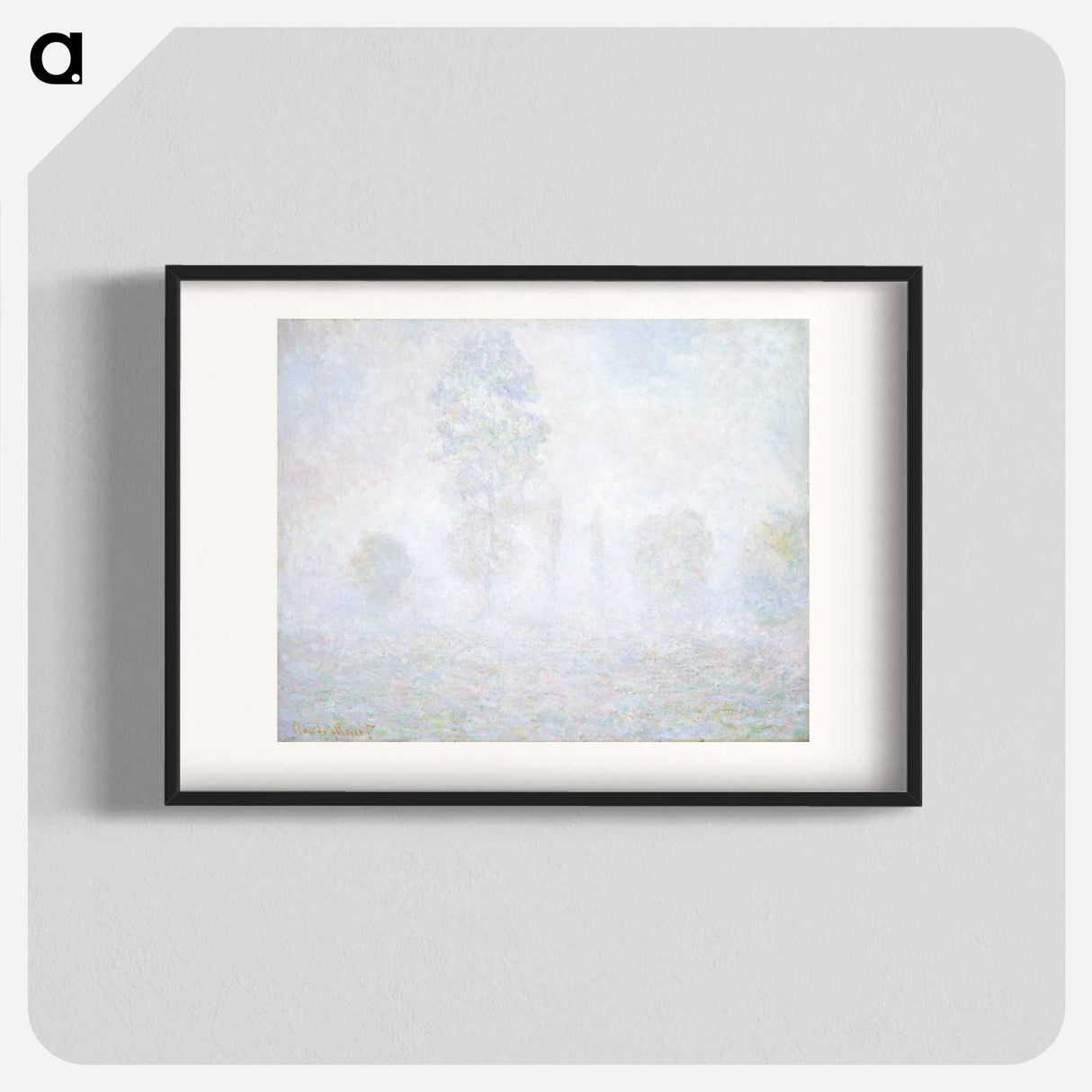 Morning Haze - Claude Monet Poster.