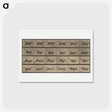 アートポストカード-Animal Locomotion
 - エドワード マイブリッジ Postcard.