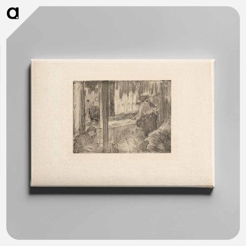 The Laundresses - エドガー ドガ Canvas.