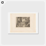 アートポストカード-The Laundresses - エドガー ドガ Postcard.