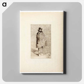 アートパネル-The Philosopher - エドゥアール マネ Canvas.