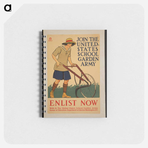 Join the United States school garden army–Enlist now - Edward Penfield Memo.