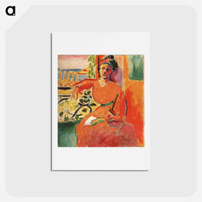 アートポストカード-Woman at the Window - アンリ マティス Postcard.