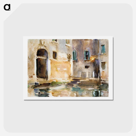 アートポストカード-Venice - ジョン シンガー サージェント Postcard.