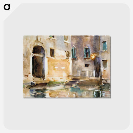 アートポストカード-Venice - ジョン シンガー サージェント Postcard.