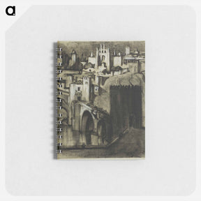 アートメモ帳-Lanes of Palaces Terraced Round the Slope, Toledo
 - ジョセフ ペネル Memo.