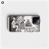 Woodcut icons - Julie de Graag Phone Case.