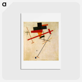 アートポストカード-Suprematist Painting - カジミール マレーヴィチ Postcard.