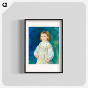 アートポスター-Lucie Berard (Child in White) - ピエール オーギュスト ルノワール Poster.