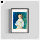 Lucie Berard (Child in White) - Pierre-Auguste Renoir Poster.